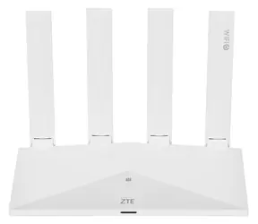 ZTE T3000 bílá / Wi-Fi 6 router AX3000 / Dual-Band / 2,4+5 GHz / 2x GbE / MU-MIMO