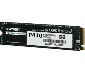 Patriot P410 500GB / SSD / M.2 2280 / PCIe Gen4 x4 / R: 5000MBps / W: 2300MBps / 5y