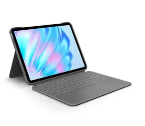Logitech Combo Touch šedá / Klávesnicové pouzdro pro iPad Air / DE layout / Smart Connector / odnímatelná klávesnice
