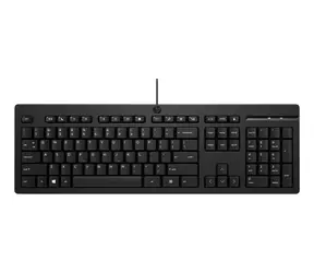 HP 125 černá / Drátová klávesnice / USB / UK layout