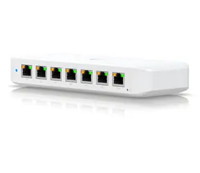 Ubiquiti UniFi Switch Ultra / Switch / 8× GbE RJ-45 / 7× PoE+ 802.3af/at / PoE In