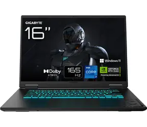 GIGABYTE GAMING A16 CWHI3CZ894SH černá / Herní notebook / 16" WUXGA / Intel Core i7-13620H / 16GB / 1TB SSD