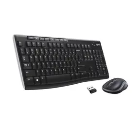 Logitech Wireless Combo MK270 černá / Bezdrátová sada klávesnice a myši / 2.4 GHz