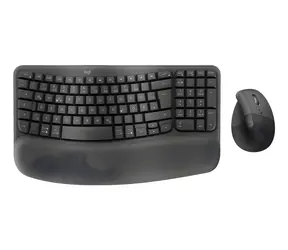 Logitech Wave Keys + Lift / Klávesnice s myší / Bezdrátová / Ergonomická