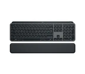 Logitech MX Keys S Plus šedá / Bezdrátová klávesnice / DE layout / Bluetooth / USB-C / LED podsvícení