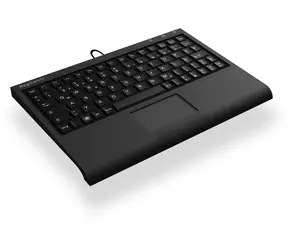Keysonic ACK-3410 černá / Drátová klávesnice / USB / QWERTZ / DE