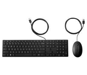 HP Desktop 320MK černá / Drátový set klávesnice a myši / USB-A / 1000 dpi / Copilot