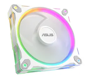 ASUS PRIME MR120 ARGB bílá / Ventilátor / 120 mm / Sleeve bearing / 1600 RPM / 58 CFM / 21 dB