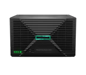 HPE ProLiant MicroServer Gen11 / Server / Intel Pentium G7400 3,7 GHz / 16 GB DDR5 ECC / 1 TB SATA / 4x 1Gb LAN