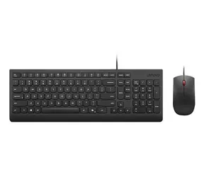 Lenovo / Set klávesnice a myši / drátový / USB-A / černá