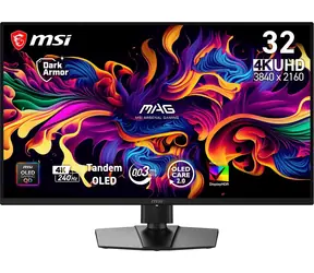 31,5" MSI MAG 321UP X24 černá / Monitor / QD-OLED / 3840 x 2160 / 240Hz / 0,03ms / 1500000:1 / HDMI + DP + USB-C