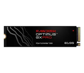 SanDisk Optimus GX PRO 8100 2 TB / M.2 SSD 2280 / NVMe PCIe 5.0 x4 / TLC 3D NAND / čtení: 14 900 MB/s
