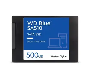 WD Blue SA510 500GB / 2.5" SSD / SATA III / SATA 6Gbps / R: 560MBps / W: 510MBps / TLC