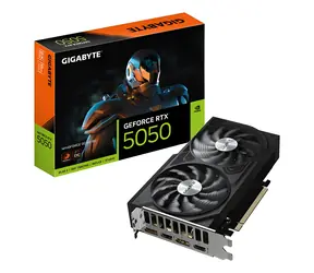 Gigabyte GeForce RTX 5050 WINDFORCE OC V2 / Grafická karta / 2587 MHz / 8GB GDDR6 128-bit / 2x HDMI + 2x DP / 550 W
