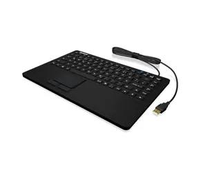 Keysonic KSK-5230 IN černá / Průmyslová klávesnice / Touchpad / IP68 / USB / US
