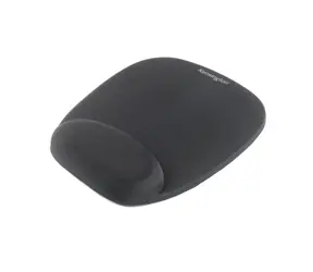 Kensington pěnová podložka pod myš s opěrkou zápěstí černá / Podložka pod myš / 210 × 250 mm