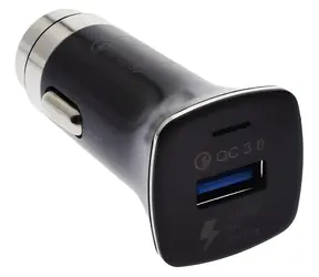 2GO 795955 černá / Autonabíječka / 18W / 3 A / 1x USB-A / QC 3.0