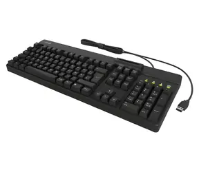 Keysonic KSK-8040U-CR černá / Klávesnice / full-size / USB / čtečka smart karet ISO 7816