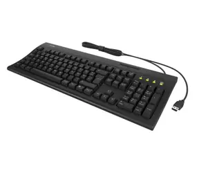 Keysonic KSK-8041U-CR černá / Klávesnice / plná velikost / DE / čtečka čipových karet / USB