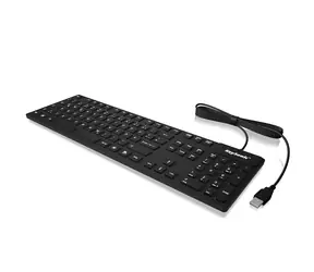 Keysonic KSK-8030 IN(DE) černá / Průmyslová klávesnice / 105 kláves / IP68 / USB