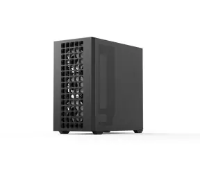 Aerocool D302A-G-BK-V1 černá / PC skříň / Micro ATX / Mesh / bez zdroje / průhledná bočnice