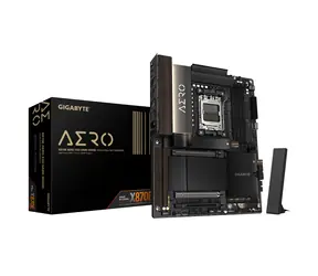 GIGABYTE X870E AERO X3D Dark Wood / Základní deska / AMD X870E / sc.AM5 / DDR5 / 5GLAN / Wi-Fi 7 / ATX