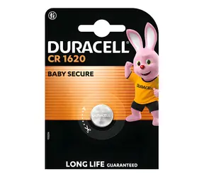 Duracell CR1620 / Knoflíková baterie / 3 V / 75 mAh / Lithium / 1 ks