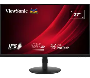 27" Viewsonic VA2708-HDJ černá / Monitor / IPS / FHD 1920 x 1080 / 100 Hz / 5 ms / 250 cd/m2 / HDMI + DP + VGA / Pivot