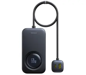 Baseus PrimeTrip černá / Nabíječka do auta / 3x USB-A + 3x USB-C / 105W / kabel USB-C 60W 1,5m