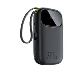 Baseus EnerFill FC31 Qpow 3 20000mAh černá / Powerbanka / USB-C v těle / Lightning v těle / USB-A / 22,5W