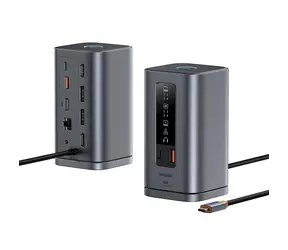 Baseus Spacemate RD-1 11v1 / Dokovací stanice / 2x HDMI 4K / 2x DP 4K / PD 100W / RJ-45