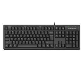 A4tech FKS12 černá / Klávesnice tichá / USB / CZ/US / multimediální
