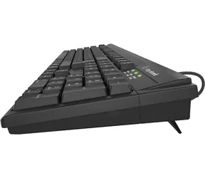 Keysonic KSK-8008U-IP černá / Klávesnice / USB / IPX7 voděodolná / Full-size / 105 kláves