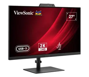 27" Viewsonic VG2741V-2K / Monitor / IPS / 2560 x 1440 / 120Hz / 4ms / HDMI + DP + USB-C / Webkamera / Pivot / VESA