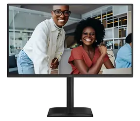 27" AOC 27E4U černá / Monitor / IPS / 1920x1080 / 120 Hz / 1ms / 300cd/m2 / HDMI + DP + VGA / 4× USB / Repro / HAS