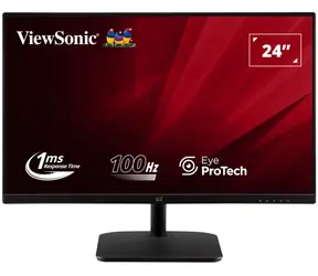 23,8" Viewsonic VA2432-MHD-3 černá / Monitor / IPS / 1920x1080 / 100 Hz / 1ms / 250 cd/m2 / HDMI / DP / VGA / VESA