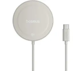 Baseus Simple Mini4 zlatá / Bezdrátová nabíječka / Qi2 / MagSafe / 15W