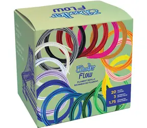 3Doodler Flow-Fills / Náplň pro 3D pero / PLA / 1,75 mm / 20 ks / mix barev