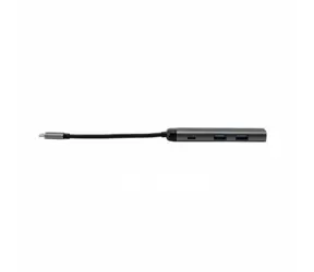 Verbatim 49140 šedá / Dokovací stanice / USB-C / 2x USB-A 3.0 / 1x USB-C / HDMI 4K