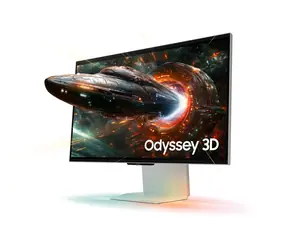 27" Samsung Odyssey 3D G9 LS27FG900XUXEN stříbrná / Monitor / IPS / 3840 x 2160 / 16:9 / 165Hz / 1ms / 2x HDMI & DP