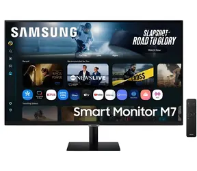 32" Samsung LS32FM702UU černá / Smart monitor / VA / 4K UHD / 60 Hz / Tizen / Wi-Fi / BT / 2x HDMI / repro