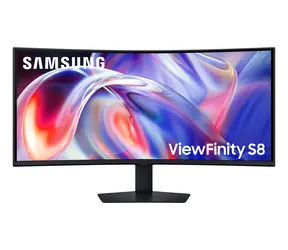 40" Samsung ViewFinity S8 černá / Monitor / VA Curved / 5120 x 2160 / 21:9 / 144Hz / Thunderbolt 5 / KVM