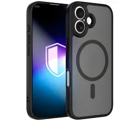 3mk Misty MagCase černá / Zadní kryt / Apple iPhone 17 / MagSafe / Military Grade