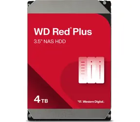 WD Red Plus (EFPX) 4TB / HDD / 3.5" SATA III / 5 400 rpm / 256MB cache / pro NAS