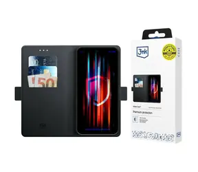 3mk Wallet Case / Pouzdro / Samsung Galaxy S26+ / nylon+TPU / 3 kapsy na karty / magnetická klapka / stojánek