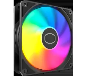 Cooler Master MasterFan MF120 Lite ARGB černá / Ventilátor / 120 mm / Sleeve Bearing / max. 30 dB / 70,5 CFM / 4-pin PWM