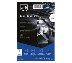 3mk All-Safe TitanGlass Lite / Ochranné hybridní sklo / Dry Fitting / 5 ks