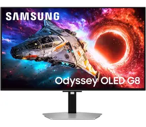 32" Samsung Odyssey OLED G8 stříbrná / Herní monitor / OLED / 4K UHD / 240Hz / 0,03ms / HDR10+