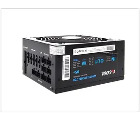 1stCOOL White Storm 700 / Zdroj / 700W / aktivní PFC / 85+ / 140mm ventilátor / modulární