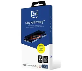 3mk Silky Matt Privacy pro Xiaomi 17 Ultra / Fólie na ochranu soukromí / matná / ochrana od 30°